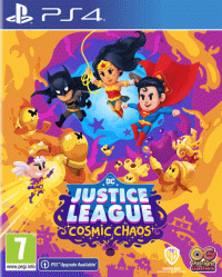 DC's Justice League Cosmic Chaos Playstation 4 US box art